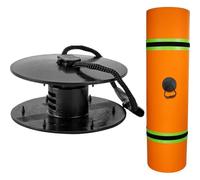 Floating Mat Tether Kit, Securing Cord for Lily Pad, Portable Floating Mat Fixing Accessories for Water Yoga Classes, Lakeside Organizers, Recreational Swimmers, 3.5x1.5 inches