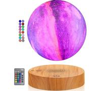 Floating Moon Lamp Floating 3d Moonlight Spinning Led Moon Magnetic Levitation Night Lights for Room Office Decoration Cool Gifts