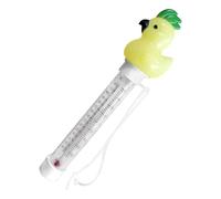 Floating Pool Gauge, Cartoon Temperature Gauge Thermometer, 8.27x2.36x1.97 Inches Double Scale Display, Temp Testing Tool for Bathtub, Indoor Use, Fish Tank, Aquarium, Bathing and Pond
