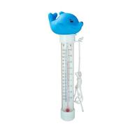 Floating Pool Temperature Gauge - Cute Animal Floating Easy Read Gauge with String, Swimming Pool Supplies for Pond, Lake, Patio Garden Bath Hot Tub Spa Tank Outdoor Indoor, 7,87 × 2,76inch