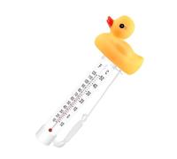 Floating Pool Temperature Gauge - Floating Large Duck Octopus Temperature Gauge With String | Fun Pool Accessories, Ideal For Indoor Pond Lake Beach Backyard Patio Hot Tub Spa Aquarium Fish Tank