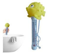Floating Pool Thermometer, Cute Easy Read Temp Gauge, Indoor Outdoor Water Temperature Meter for Cold Plunge, Hot Tub, Ice Bath, Spa, Pond, 50 g, Blue, Green, Yellow