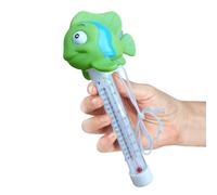 Floating Pool Thermometer, Cute Easy Read Temp Gauge, Indoor Outdoor Water Temperature Meter for Cold Plunge, Hot Tub, Ice Bath, Spa, Pond, 50 g, Blue, Green, Yellow