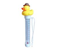 Floating Pool Thermometer, Long-Rope Outdoor Thermometer for Pool, Ice Bath, Spa, Fish Tank, Accurate Water Temperature Gauge with Fun Design for Summer Swimming or Home Use