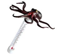 Floating Pool Thermometer, Water Temperature Gauge, Octopus Shape Design, Ampio display Screen, Easy Reading for Aquariums and Hot Tubs, Outdoor Swimming, Spa Use, 7.48 Inches