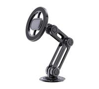 Floating Screen Car Phone Holder - Magnetic Phone Mount | Telescopic Car Dashboard Holder | Charger Stand for Smartphone | Universal Cell Phones Accessories Compatible with Mini Tablets Mobile Phones