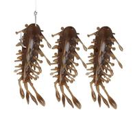 Floating Sea Cucumber Soft Lures 3-Pack - Multi-Tentacle TPE Bionic Swimba | High-Elastic Floating TPE Material, Realistic Multi-Tentacle Design (8.2cm/7g Each), 3-Piece Pack, For Saltwater, Lakes & Fre