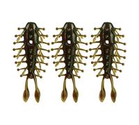 Floating Sea Cucumber Soft Lures 3-Pack - Multi-Tentacle TPE Bionic Swimba | High-Elastic Floating TPE Material, Realistic Multi-Tentacle Design (8.2cm/7g Each), 3-Piece Pack, For Saltwater, Lakes & Fre