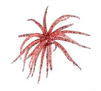Floating Sea Urchin Soft Bait 4pcs 6.5-9cm TPE(A Red) | Floating design, gentle per tentacle motion, attracts per bass and trout instantly, 4pcs per pack