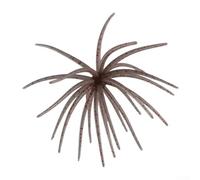 Floating Sea Urchin Soft Bait 4pcs 6.5-9cm TPE(B Gray) | Floating design, gentle per tentacle motion, attracts per bass and trout instantly, 4pcs per pack