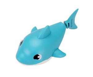 Floating Shark Bath Toy - giochi d'acqua, piscina per bambini, animale del vento, caratteristiche del materiale resistente, funzione di movimento scorrevole scorrevole, giocattolo interattivo per lo