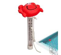 Floating Temperature Gauge - For Pool Crab Shape Easy To Read Water Measure
