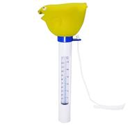 Floating Water Gauge - Cartoon Floating Pool Water Temperature Tester | Waterproof Bathtub Accessories with String Easy Read Monitor for Kids Boys Girls Baby Swimming
