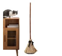 Floating Witch Broom - Creepy Dance Broom | Decorazione di Halloween con movimento | Figura di ginnastica inquietante per terrazza giardino | Batteria che ha funzionato scopa infestata per la