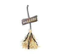 Floating Witch's Broom With Light and Sound Effects For Halloween Atmosphere, Floating Witchs Brooms Decoration Ideal For Spooky Houses and Gardens, Luminous Dancing Witch's Broom Fr Patio Cemetery
