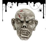 Floating Zombíe Head Halloween Decoration - Resin Skull Prop for Pool