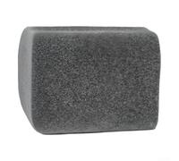 Floccato Schiuma Mic Cover per FIFINE AM8 Nero (Grigio 27A12) | per misura perfetta per FIFINE AM8, morbido floccato per la superficie, riduce i plosivi, colore nero, facile da installare