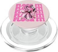 Flock It! - Fiocco divertente con fenicottero e cocchetta, colore: rosa PopSockets PopGrip per MagSafe