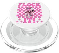 Flock It! - Fiocco divertente con fenicottero e cocchetta, colore: rosa PopSockets PopGrip per MagSafe