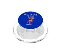 Flock It, vado in vacanza alle Hawaii dicendo Funny Fenicottero PopSockets PopGrip per MagSafe