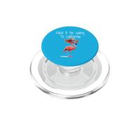 Flock It, vado in vacanza in California dicendo Fenicottero PopSockets PopGrip per MagSafe