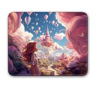 Flodirise Dreamy fantastico design paesaggistico, tappetino per mouse per computer, tappetino per mouse da gioco, tappetino per mouse di piccole dimensioni, 26 x 21 cm