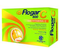 Abc Farmaceutici Flogar C 600 Con Vitamina C 14 Bustine Gusto Arancia
