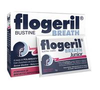 SHEDIR PHARMA Flogeril Breath Junior 18 Bustine - Antinfiammatorio per naso orecchie e gola