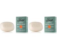 Floïd Bath Soap Vetvyer Splash, Sapone 100% vegetale, Sapone solido arricchito con lecitina nutriente, burro di karité e olio di sesamo, Saponetta da bagno per una pelle morbida (Confezione da 2)