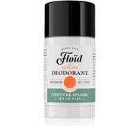 Floïd Deodorant Vetyver Splash Deodorante uomo, 75 ml | Profumo intenso al Cedro e Bergamotto, Con Sali di magnesio dal Mar Morto, Freschezza duratura, Formula antimacchia, In stick