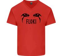 Floki Eyes Vikings Valhalla Odin Maglietta In Cotone A V Per Uomo