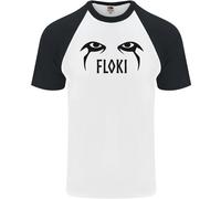 Floki Eyes Vikings Valhalla Odin Maglietta S/S Da Baseball Per Uomo