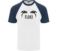 Floki Eyes Vikings Valhalla Odin Maglietta S/S Da Baseball Per Uomo