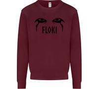 Floki Eyes Vikings Valhalla Odin Uomo Sweatshirt Jumper
