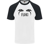 Floki Eyes Vikings Valhalla Odin Uomo T-Shirt Baseball Cotone Crew Neck