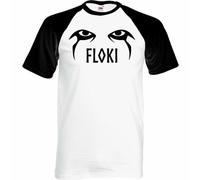 Floki T-Shirt Vikings Occhi Uomo Divertente Il TV Show Programma Ragnar Odin