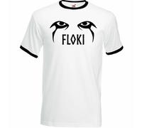 Floki T-Shirt Vikings Occhi Uomo Divertente Il TV Show Programma Ragnar Odin