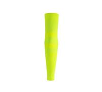 FLOKY 1pz Manicotto No Strain Evolution Multisport. Tennis Padel Basket. Riduce Vibrazioni, sostiene Gomito e avambraccio. Manicotto a Compressione, stabilizza tendini Muscoli (Giallo, L-XL)