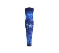 FLOKY 1pz Manicotto No Strain Evolution Multisport. Tennis Padel Basket. Riduce Vibrazioni, sostiene Gomito e avambraccio. Manicotto a Compressione, stabilizza tendini Muscoli (Blu, L-XL)