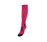 FLOKY, Calze Running Run-Up Long, Calze a Compressione Uomo e Donna, Adatte per attività di Lunga Durata Come Running e Trekking, Protezione dagli infortuni, Made in Italy (M, Fucsia)