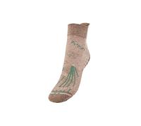 FLOKY, Calze Yoga Purity con Punta Avvolgente, Adatte per attività Senza Scarpe Come Yoga, Power Yoga e Ashtanga, Calze Antiscivolo in Fibra di Eucalipto, Taglia S, Colore Beige, Made in Italy