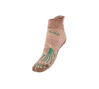 FLOKY, Calze Yoga Sensitive con Alluce Separato, Adatte per attività Senza Scarpe Come Yoga, Power Yoga e Ashtanga, Calze Antiscivolo in Fibra di Eucalipto, Colore Beige, Taglia S, Made in Italy