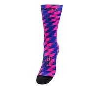 FLOKY - S-mash -Tokyo - Calze biomeccanica sportiva - Viola/Fucsia - Taglia M/L - T2
