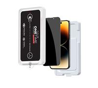 FLOLAB NanoArmour ONETIME Case Friendly 14 Pro Pellicola protettiva per la privacy, il miglior vetro temperato che protegge la tua privacy, durevole, liscio come burro, facile da installare, garantito. (senza polvere)