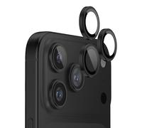 FLOLAB NanoArmour, protezione per obiettivo della fotocamera per iPhone 17 Pro Max/iPhone 17 Pro, in vetro temperato antiriflesso, resistente, con anello in alluminio, TruColors, ultra trasparente