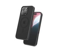 FLOLAB, Surtect Tri-Fusion, Cover magnetica protettiva per iPhone 16 Pro, design sottile, compatibile con Magsafe, alta resistenza, nero opaco/trasparente