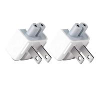 Flomiara 2 adattatori CA da viaggio, convertitore US Duck Head | Adattatore CA spina US per caricabatterie Apple, spina USA per iPad, iPhone, MacBook Air, adattatore da viaggio