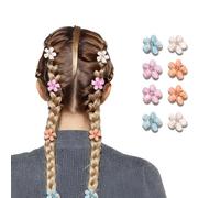 Flomiara 8 mini fermagli per capelli con cristalli, piccoli fermagli per capelli a forma di fiore, accessori per capelli, mini fermagli per capelli, accessori per lo styling dei capelli, la forza di