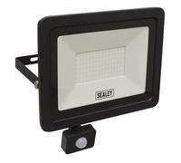 Floodlight Extra-Sottile Sealey Con Sensore PIR 100W SMD LED LED115PIR