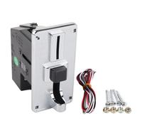 Floolinct Accettatore Monete Smart con Memoria per 6 Tipi di Monete Funzione Rimborso e Design in Lega di Zinco per Distributori Automatici Lavatrici